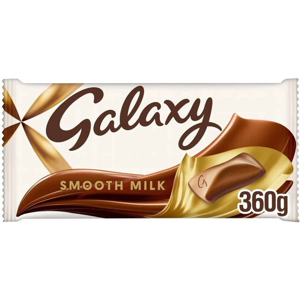 Kidzbuzz ( Pack Of 1) Galaxy Smooth Milk Chocolate Bar Gift 360G