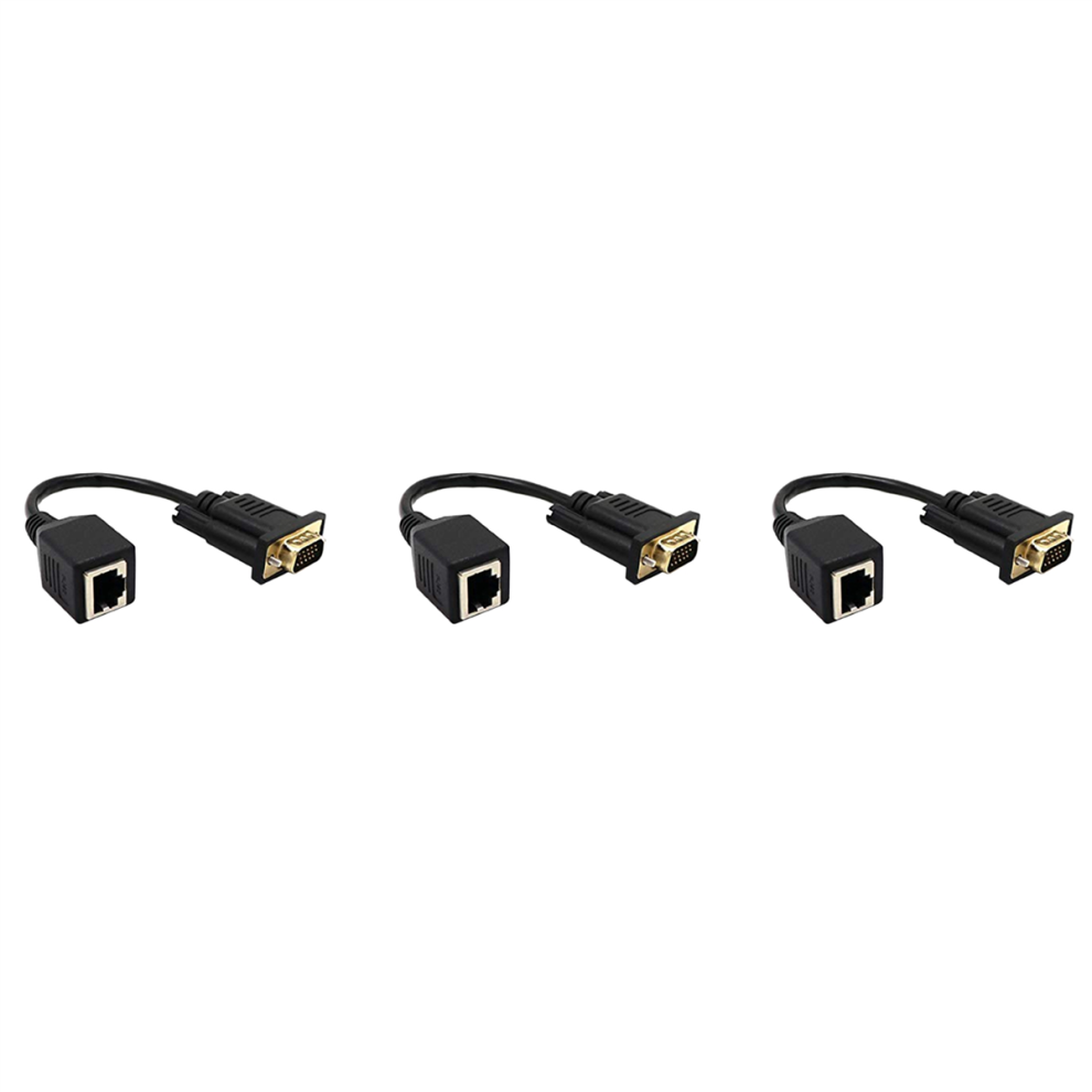 Vga To Rj45 Adapter Network Cable Connector 4851369241889