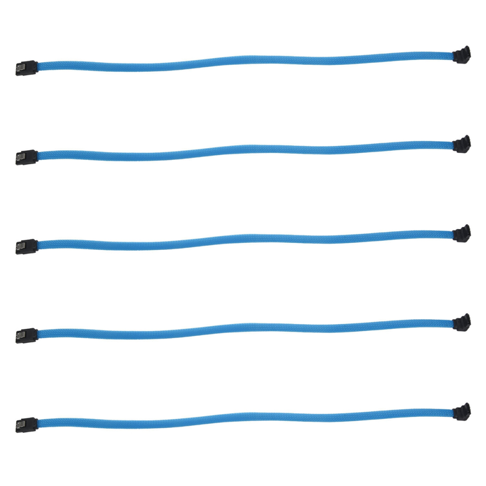 50Cm Sata 3.0 Iii Sata3 7Pin Data Cable 6Gb/S Ssd Cables(Blue) Blue 4851369243586