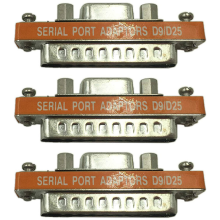 Adapter kablowy portu szeregowego DB9 żeński na DB25 męski, zmieniający płeć