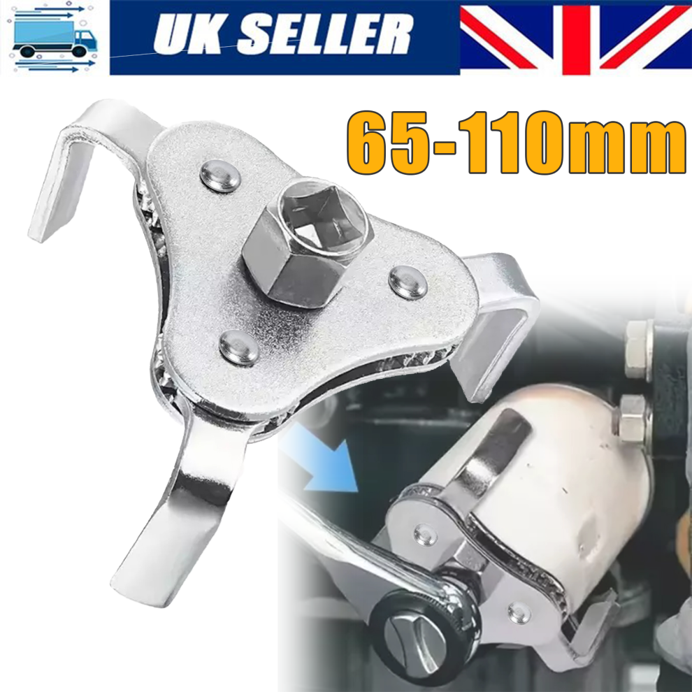Oil Filter Wrench Adjustable 3 Jaw Universal Removal Hand Remover Tool 688528241688