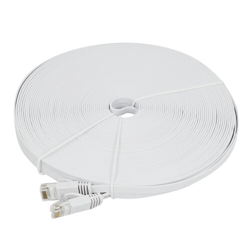 Cat6 Ethernet Cable 100 Ft (30 Meters) Flat Slim Long LAN Patch Cords 1