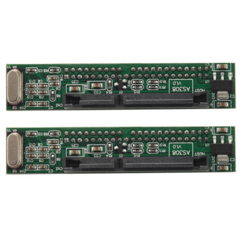Adaptador IDE para SATA de 2,5 polegadas, conversor para laptop com conector macho de 44 pinos