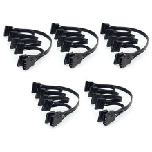 4Pin IDE to 5-Port Power Cable Molex SATA 18AWG For HDD SSD PC