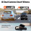 Dash Cam per auto con doppia telecamera 4K+WIFI 4