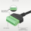 DB9 soldeerloze verlengkabel, terminalconnector signaalmodule 4