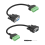 DB9 soldeerloze verlengkabel, terminalconnector signaalmodule 1