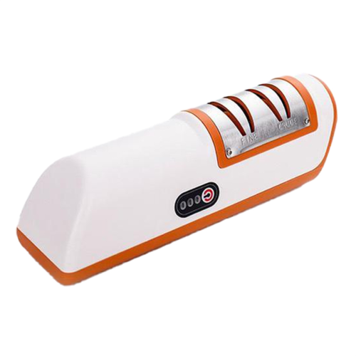 Kitchen Electric Knife Sharpener 4 Gears Multifunctional Orange 2