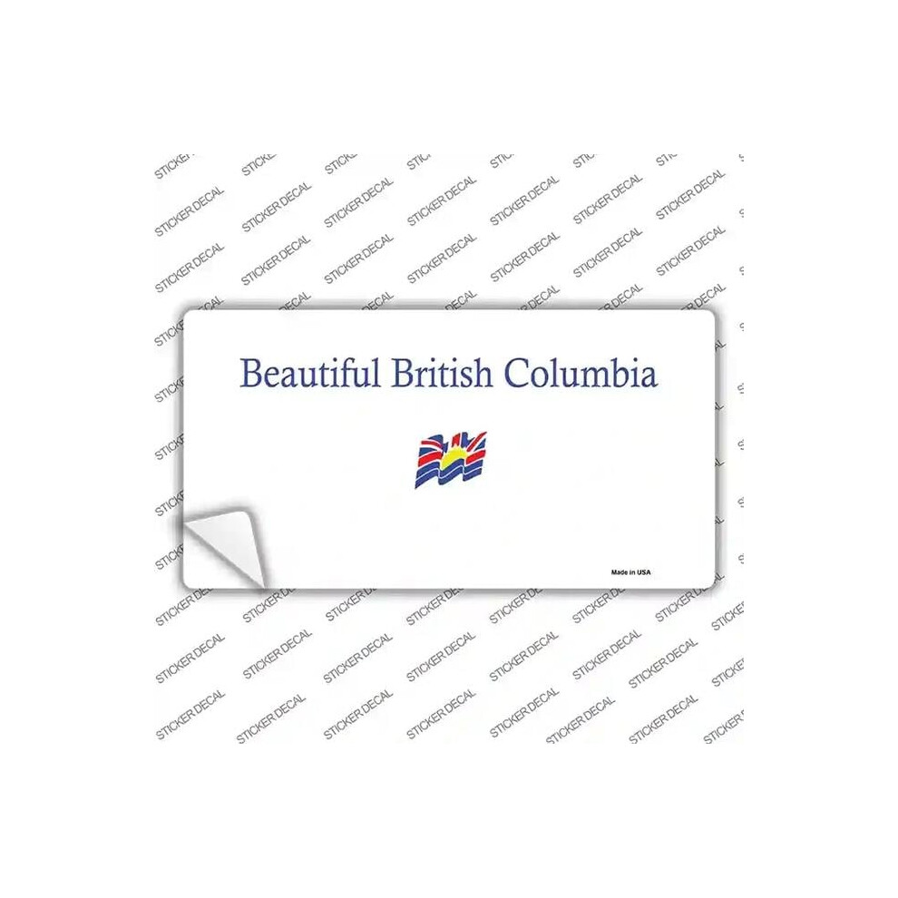 Smart Blonde Lp-1504S-L British Columbia Novelty Sticker Decal - Large 731997935418