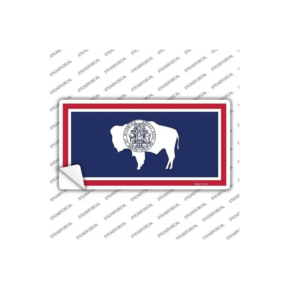 Smart Blonde Lp-3609S-Xl Wyoming State Flag Novelty Sticker Decal - Extra Large 731997935678