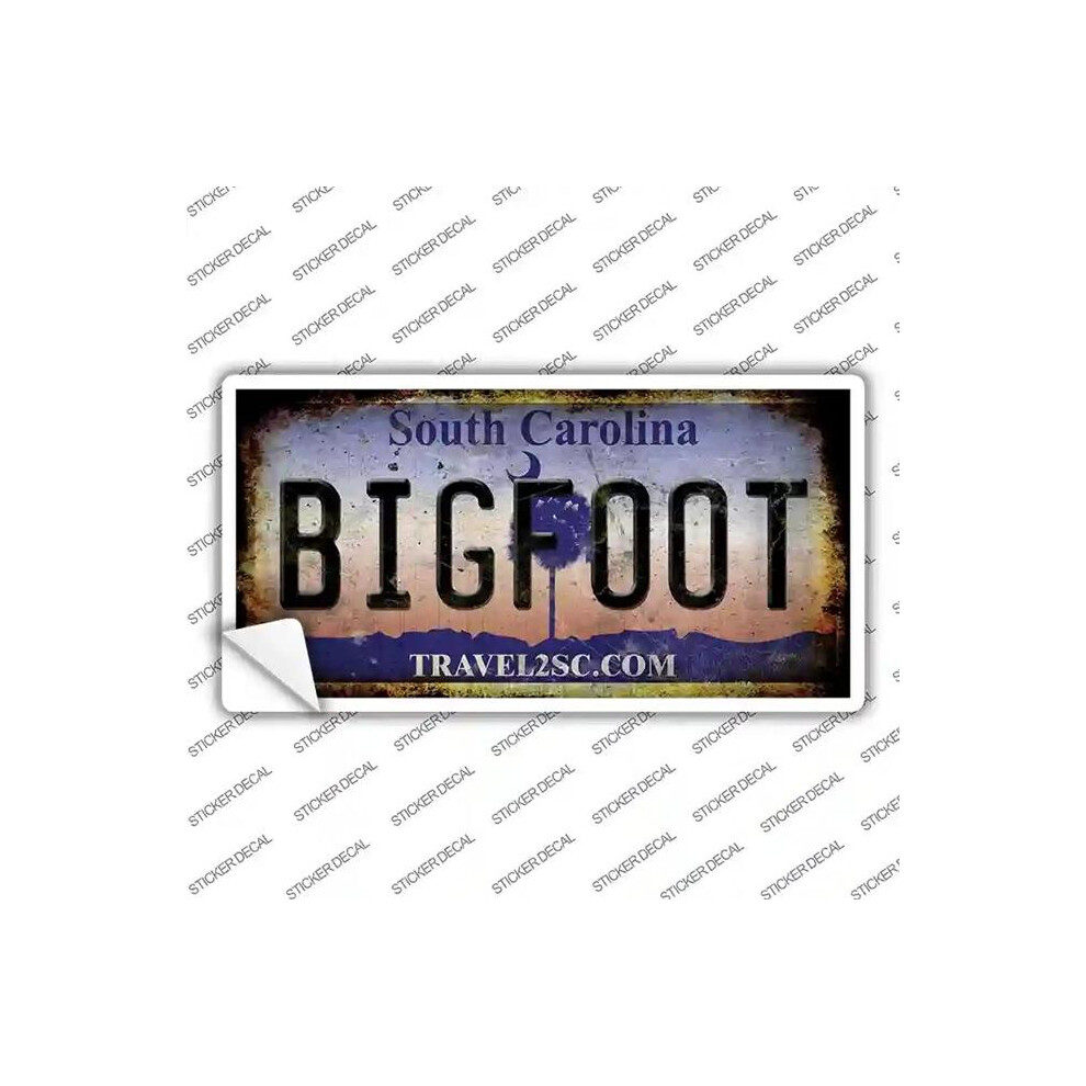 Smart Blonde Lp-14026S-S Bigfoot South Carolina Novelty Sticker Decal - Small 731997936026