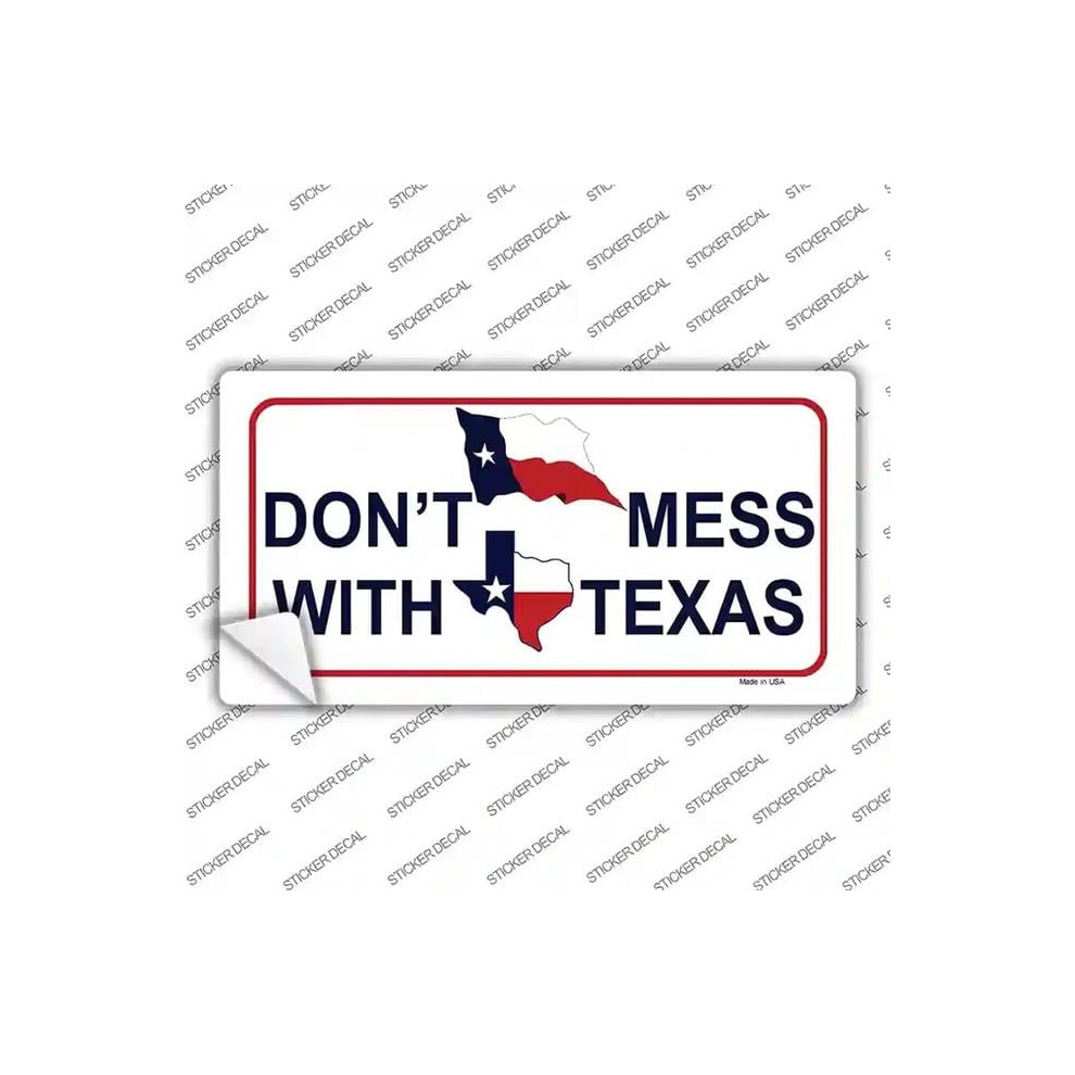Smart Blonde Lp-178S-Xl Dont Mess With Texas Novelty Sticker Decal - Extra Large 731997936248