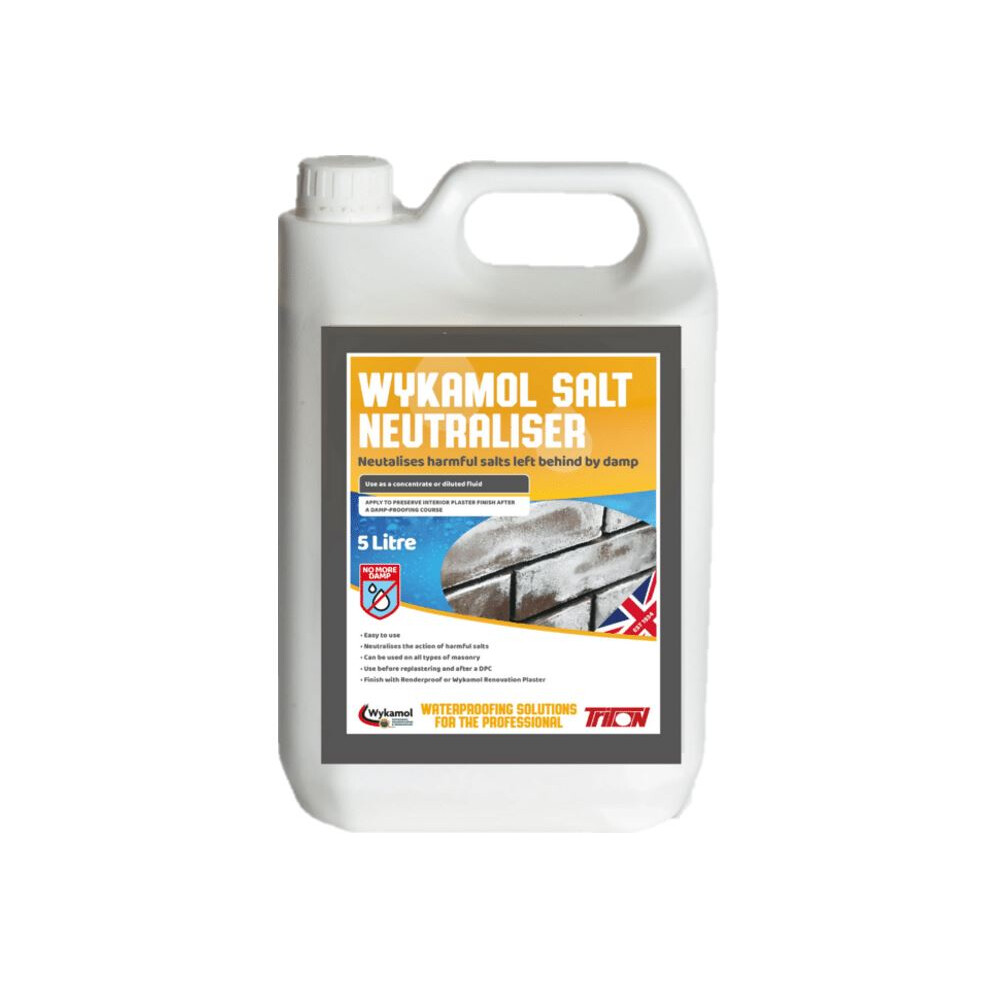 Wykamol No More Damp Salt Neutraliser 5 Litre 5060207861670