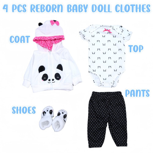 Reborn Baby Dolls Roupas de 20 polegadas Acess   rios para roupas para menina de boneca de beb    rec   m-nascida de 17-22 polegadas? 1