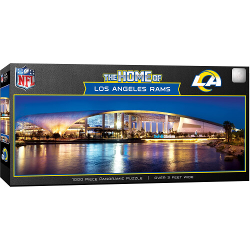 Los Angeles Rams Panoramapussel 1000 bitar Stadionutsikt 1