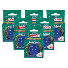 Spontex Handy Tough Scourer, Pack of 6