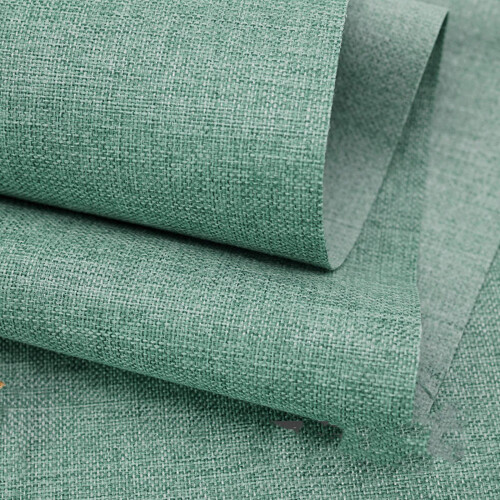 TinaKim Tecido de Linho Tipo Falso para Estofos de Sofá e Cadeiras (Verde Claro 13, 3 Jardas (57x 108 polegadas)) 2