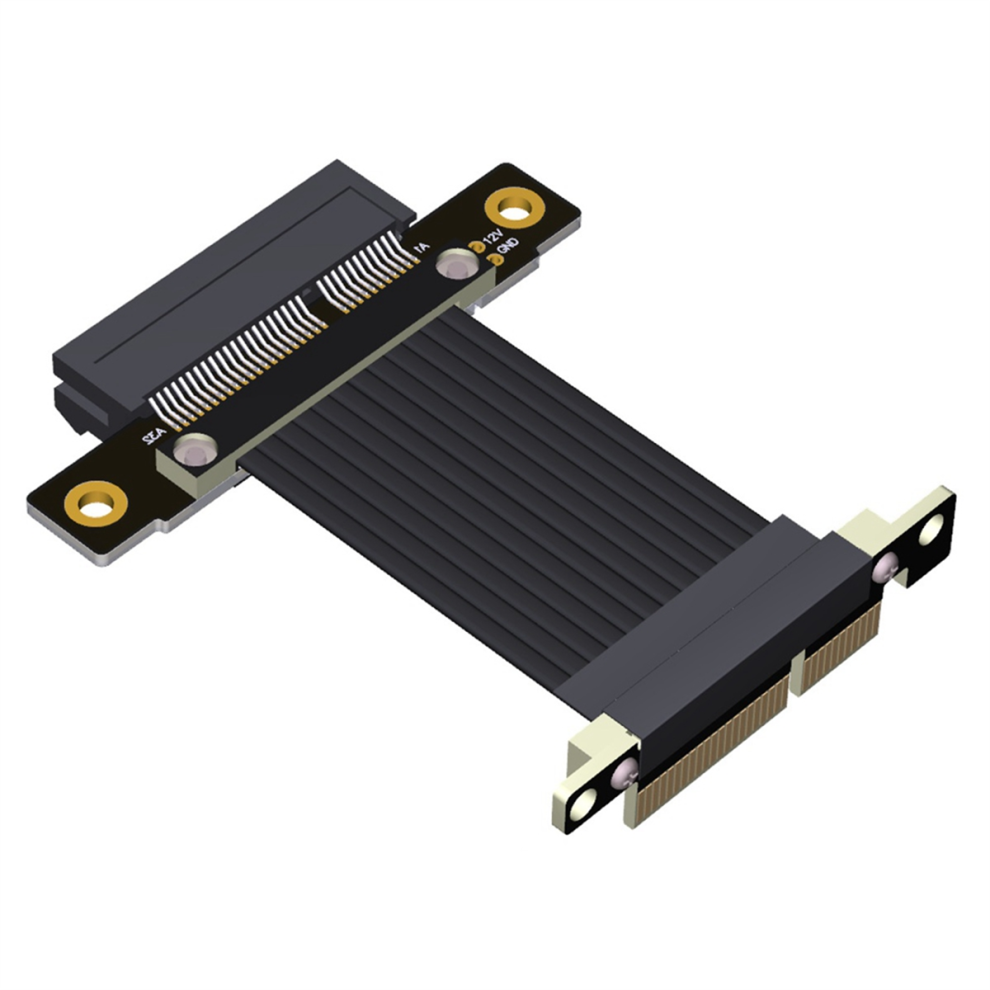 Photos - Cable (video, audio, USB) PCI-E X4 to Extension Cable Support Network Card SSD USB 20CM