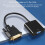 DVI to VGA Adapter Cable 1080P DVI-D 3