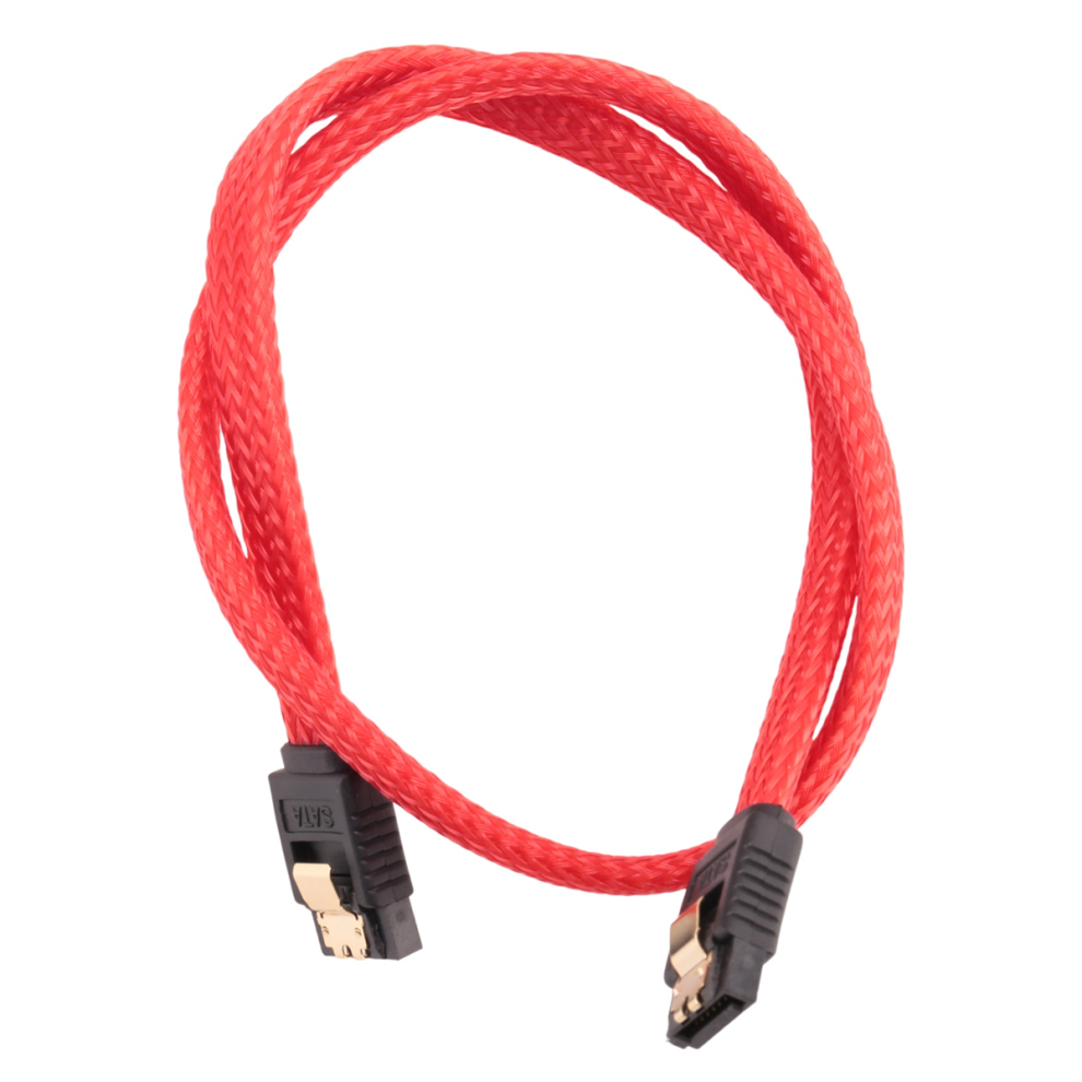 Photos - Cable (video, audio, USB) 50CM SATA 3.0 III SATA3 7pin Data Cable 6Gb/s SSD Cables(Red)