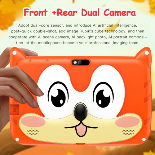 Tablet Infantil de 7 Polegadas, WiFi 5G, Bateria 4000 MAh, Câmera , Presente Infantil, Software Plugue UE 2