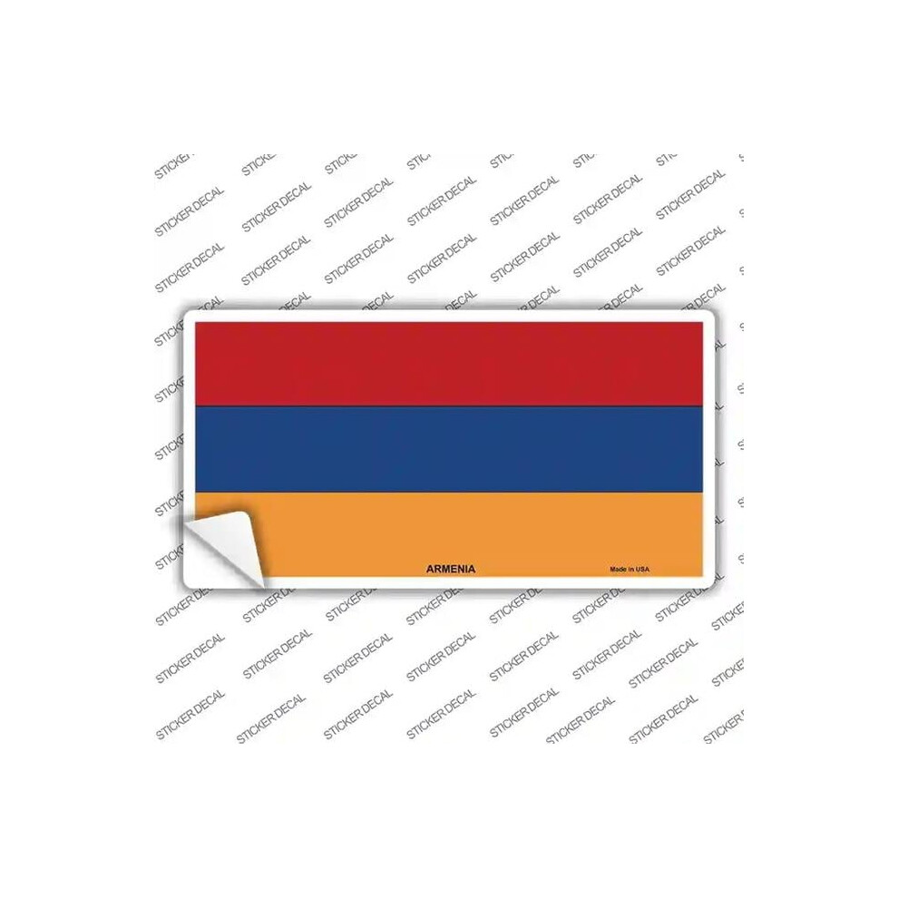 Smart Blonde Lp-3962S-S Armenia Flag Novelty Sticker Decal - Small 731997939072