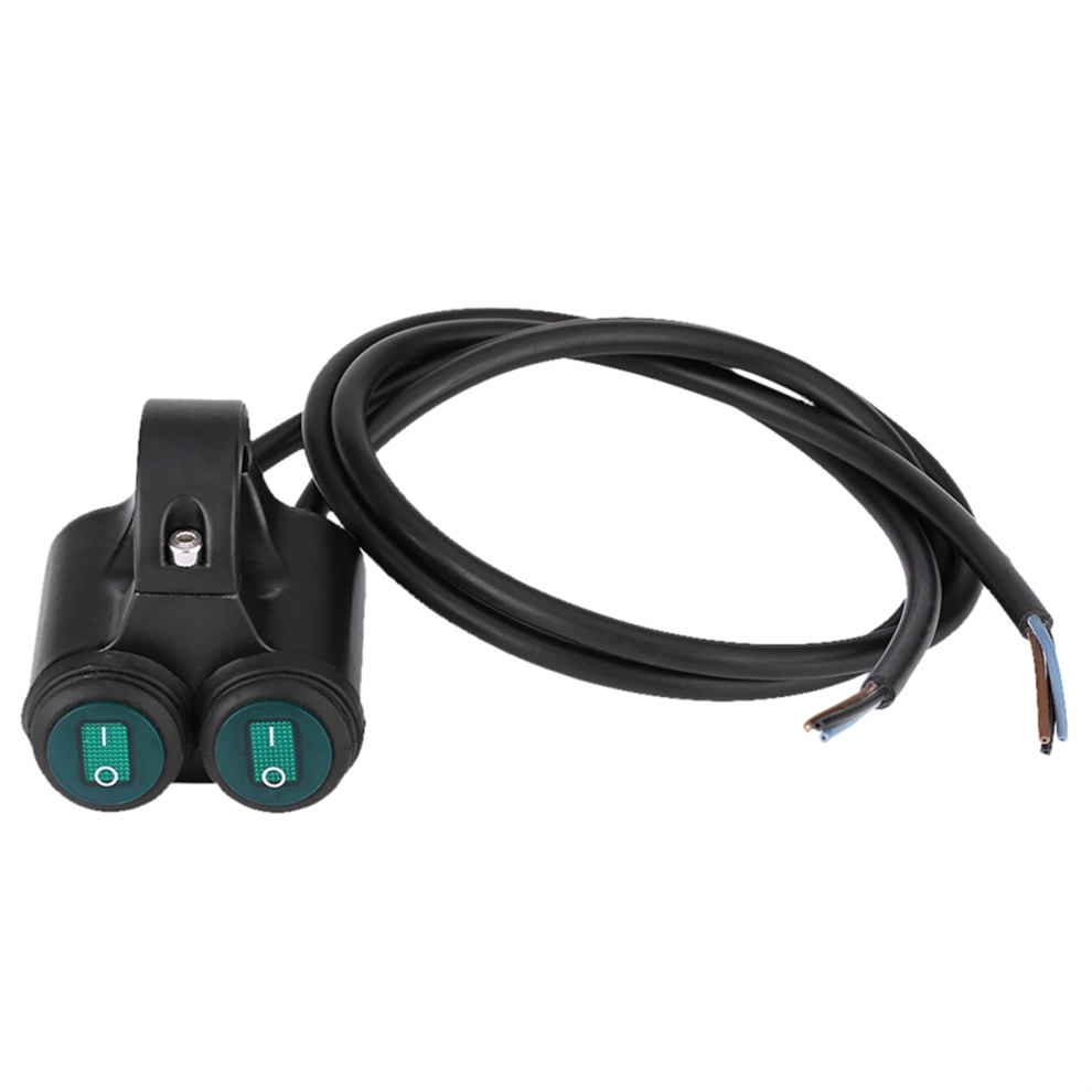 22Mm Universal Motorcycle Handlebar Headlight Brake Fog Lights Horn B 4851369275310