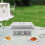 Stainless steel 3-compartment heatable buffet tray 4