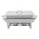Stainless steel 3-compartment heatable buffet tray 8
