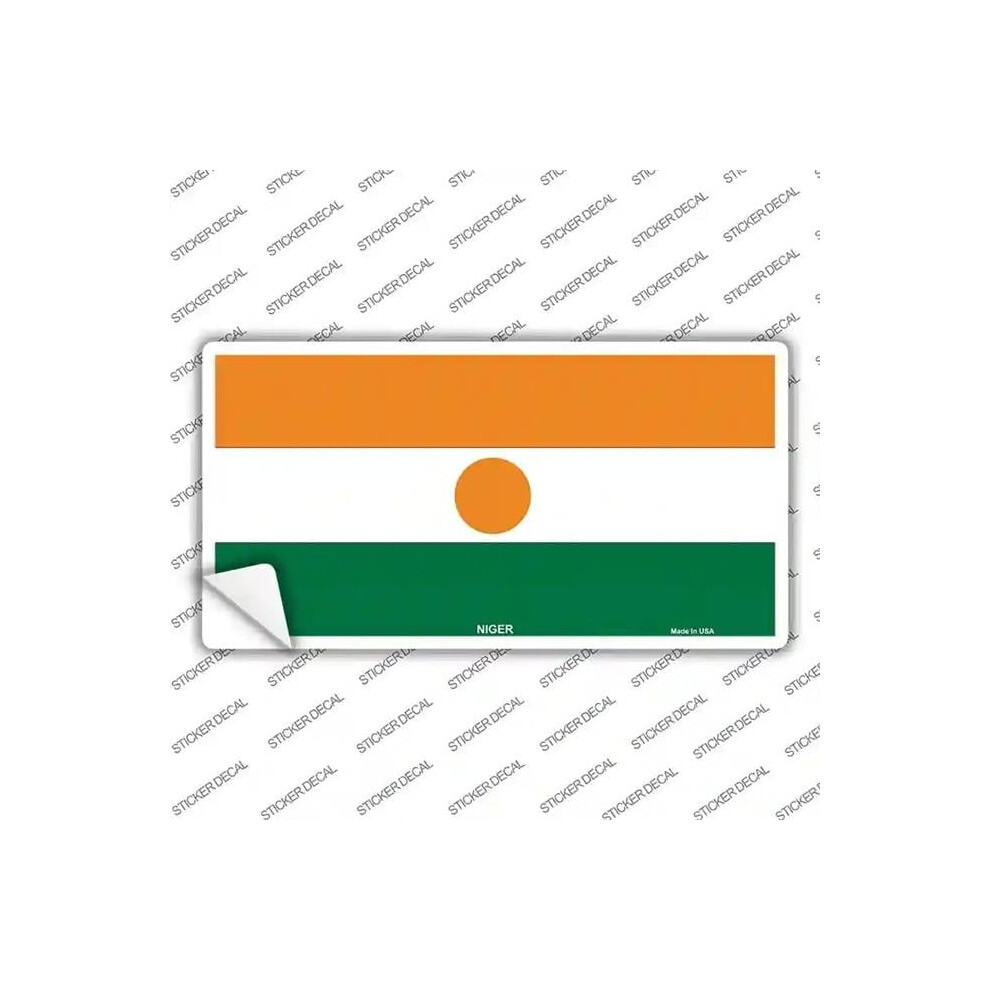 Smart Blonde Lp-4111S-Xl Niger Flag Novelty Sticker Decal - Extra Large 731997939324