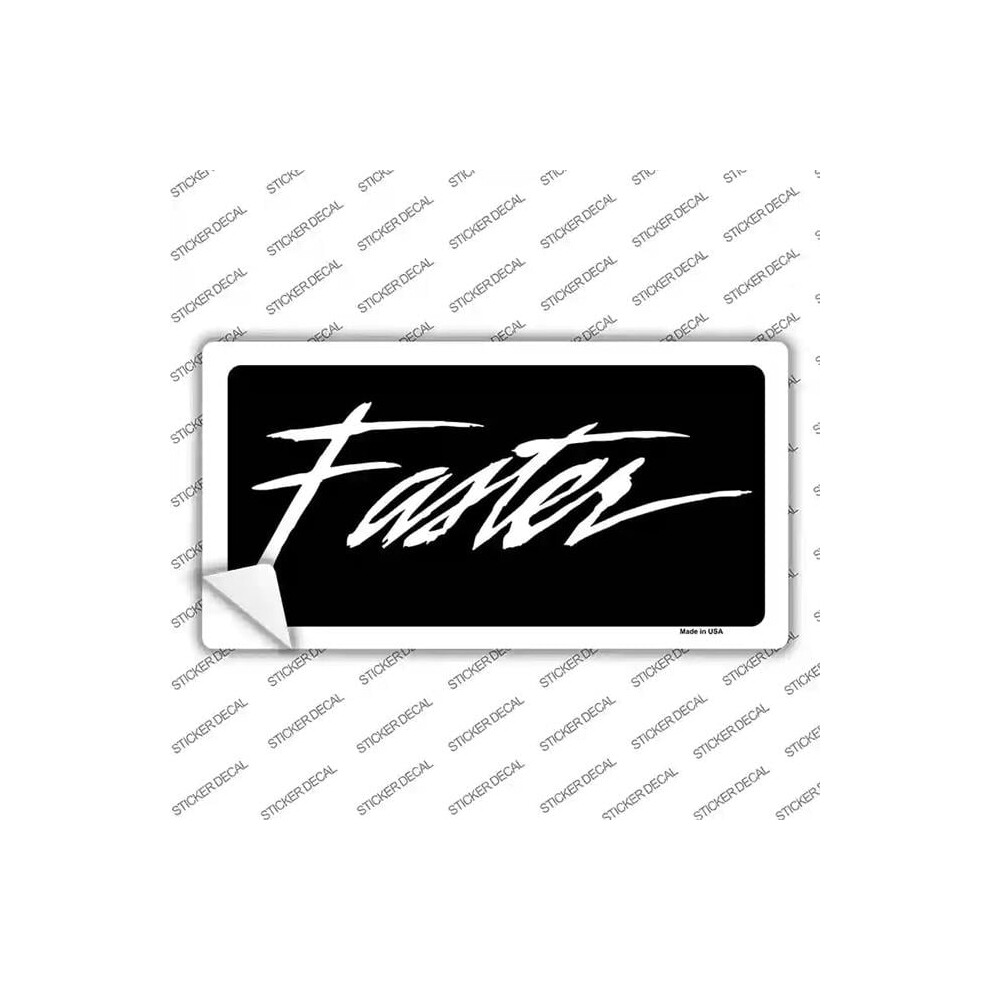 Smart Blonde Lp-1895S-S Faster Novelty Sticker Decal - Small 731997939799
