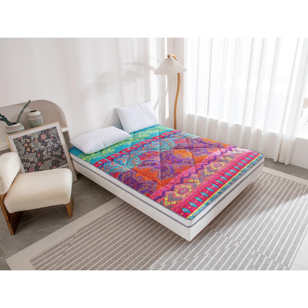 Matelas de sol japonais Heimorn, matelas futon    pais, matelas de couchage pliable et portable, matelas de camping enroulable avec housse anti-pou