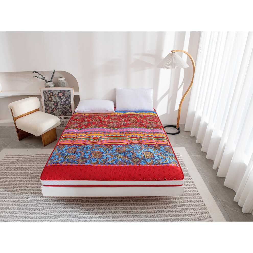 Matelas de sol japonais Heimorn, matelas futon    pais, matelas de couchage pliable et portable, matelas de camping enroulable avec housse anti-pou