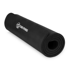 (Black) Fitness Mad Multi-Purpose Core Fitness Mat Extra Thick Exercise Mat