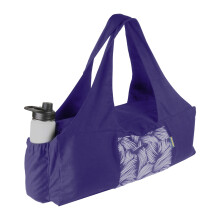 (Indigo) Fitness Mad Yoga Kit Bag with Water Bottle Holder Spacious Design