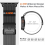(Black Titanium ) Milanese Loop Strap for Apple Watch Ultra 1&2 49mm 6