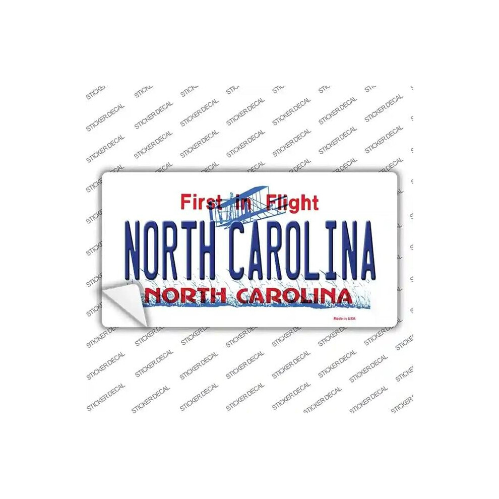 Smart Blonde Lp-6460S-Xl North Carolina Background Novelty Sticker Decal - Extra Large 731997942638