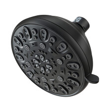 Pomme de douche haute pression VMasstone 4,7 """" ""Rouue Fixe de douche fixe 7-Setting Reglage avec un joint de boule pivotant en laiton reglable -