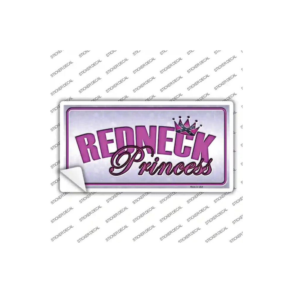 Smart Blonde Lp-9846S-L Princess Redneck Novelty Sticker Decal - Large 792636022432