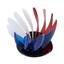 Coffee Filter Drip Hand Brew Dripper Spiral Rib Design for 1-4 Cups Home Office Multicolor