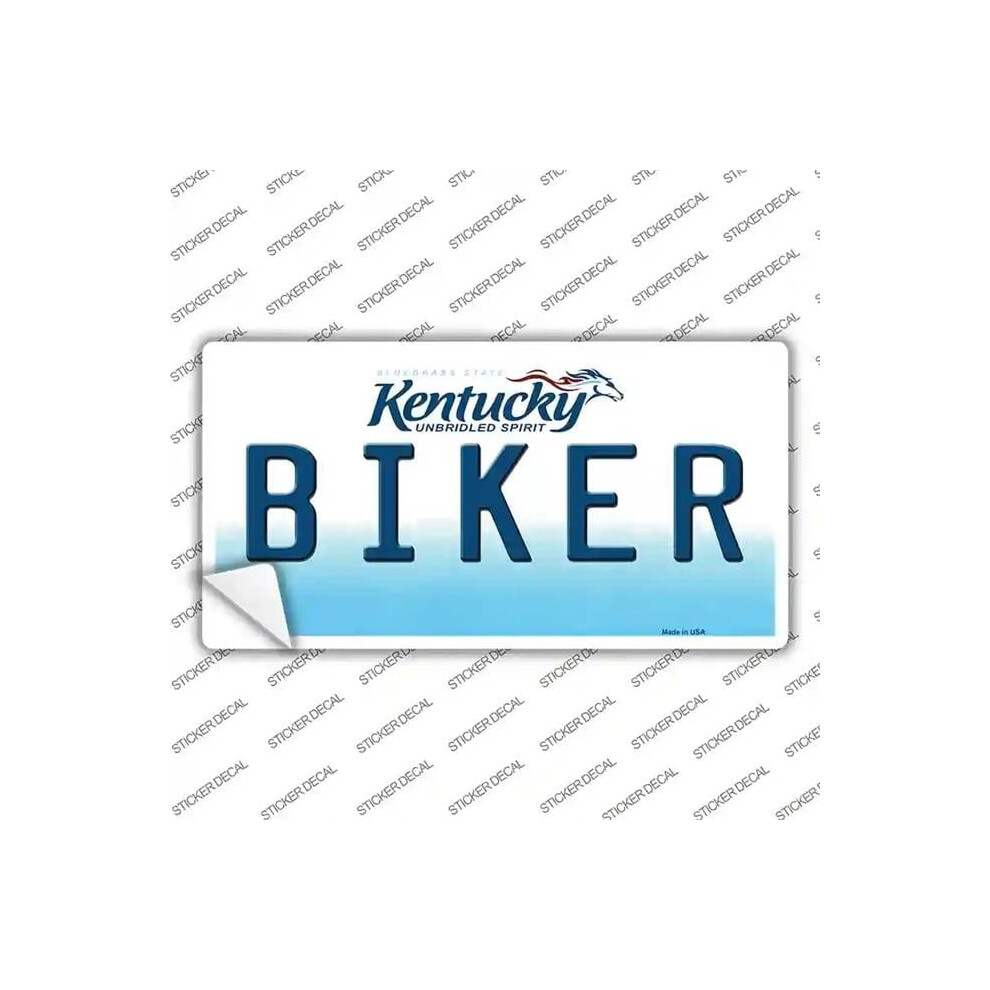 Smart Blonde Lp-6777S-S Biker Kentucky Novelty Sticker Decal - Small 731997943727