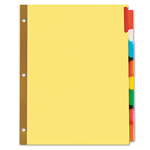 Universal UNV21876 - Universal Extended Insert Indexes Assorted Color 8-Tab