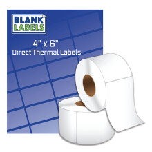 10 Rollen van 250 4x6 Direct Thermische Labels Zebra 2844 ZP450 Eltron 2844