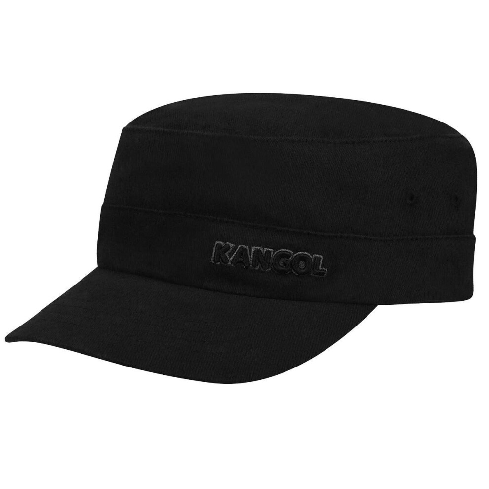 Kangol Cotton Twill Army Cap - Black/L/XL Black  Large-X-Large