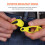 Ergodyne Squids 3405 Handskeclipsholder med b?lteklemme Lime 5
