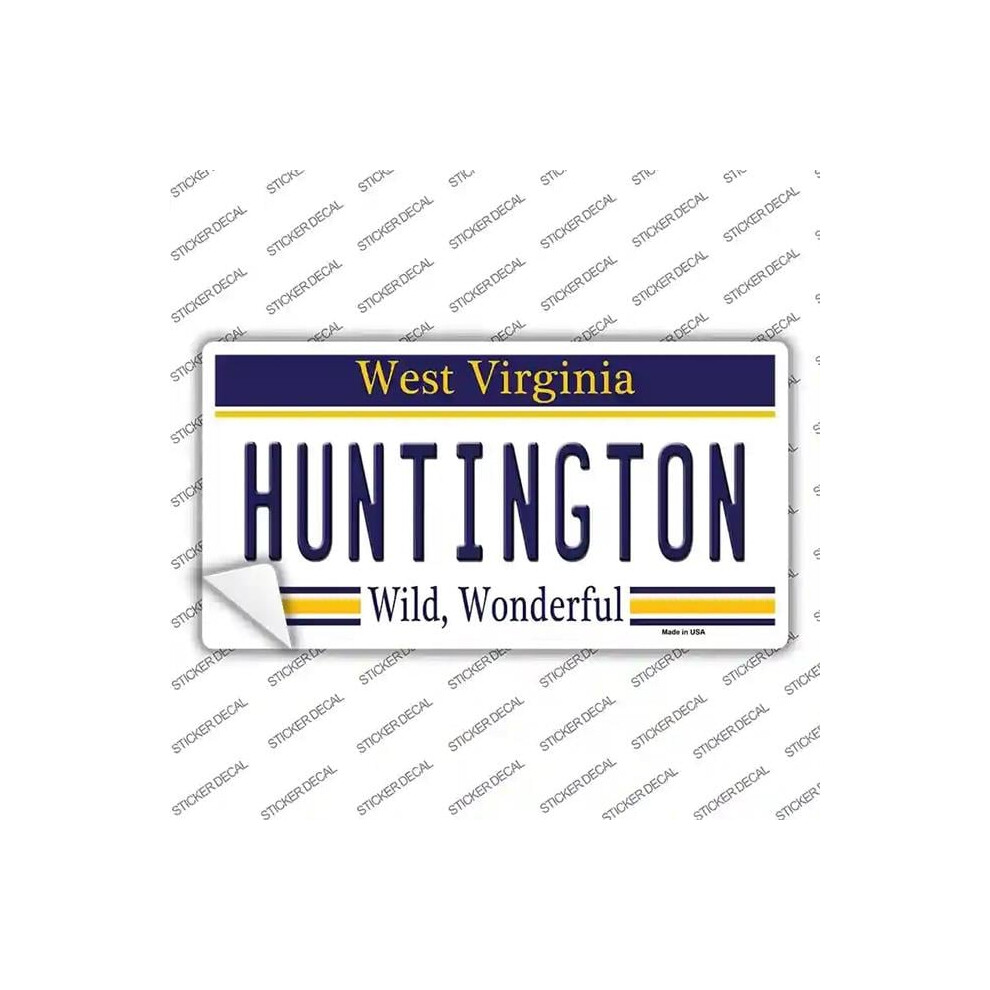 Smart Blonde Lp-6538S-L Huntington West Virginia Novelty Sticker Decal - Large 731997945271