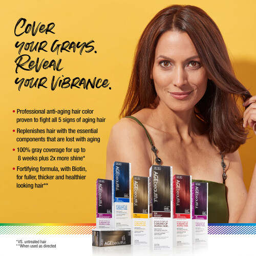 AGEbeautiful Μόνιμη Χρώση Μαλλιών Liqui Creme | 100% Κάλυψη Γκρίζων | Αντιγηραντική Χρώση 1