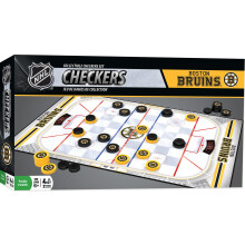 Masterpieces NHL Boston Bruins Checkers Gray Small Multi One Size (41485) 13 """" X 21 """"