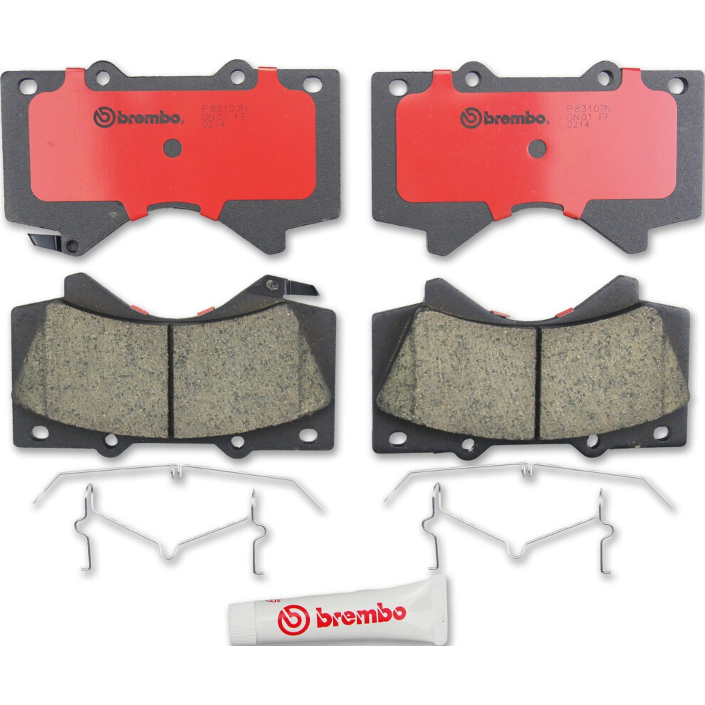 Brembo P83107n Premium Ceramic Front Disc Brake Pad Set Toyota/Toyota (Faw) Oe# 04465Yzzej