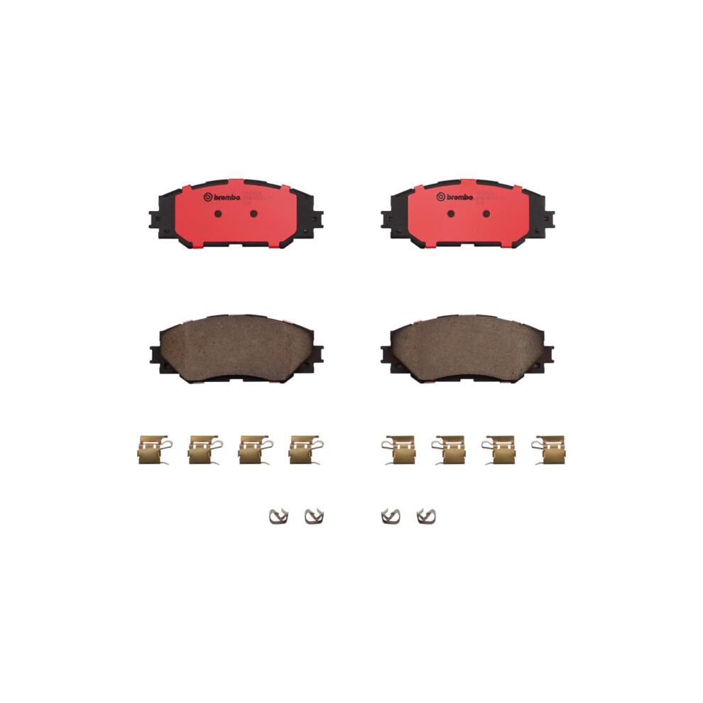 Brembo P83082n Premium Ceramic Front Disc Brake Pad Set Subaru/Toyota/Toyota (Faw) Oe# 0446502220